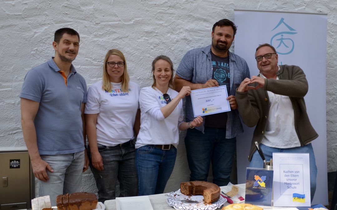 Montessori-Schule Idstein beteiligt sich an Aktion „Idstein Hilft Ukraine Vatertags-Special“ zur Unterstützung der Ukraine und ukrainischer Flüchtlinge
