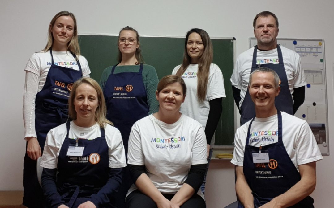 Die Idsteiner Tafel sucht dringend ehrenamtliche Helfer – Eltern der Montessori-Schule Idstein gehen als gutes Vorbild voran