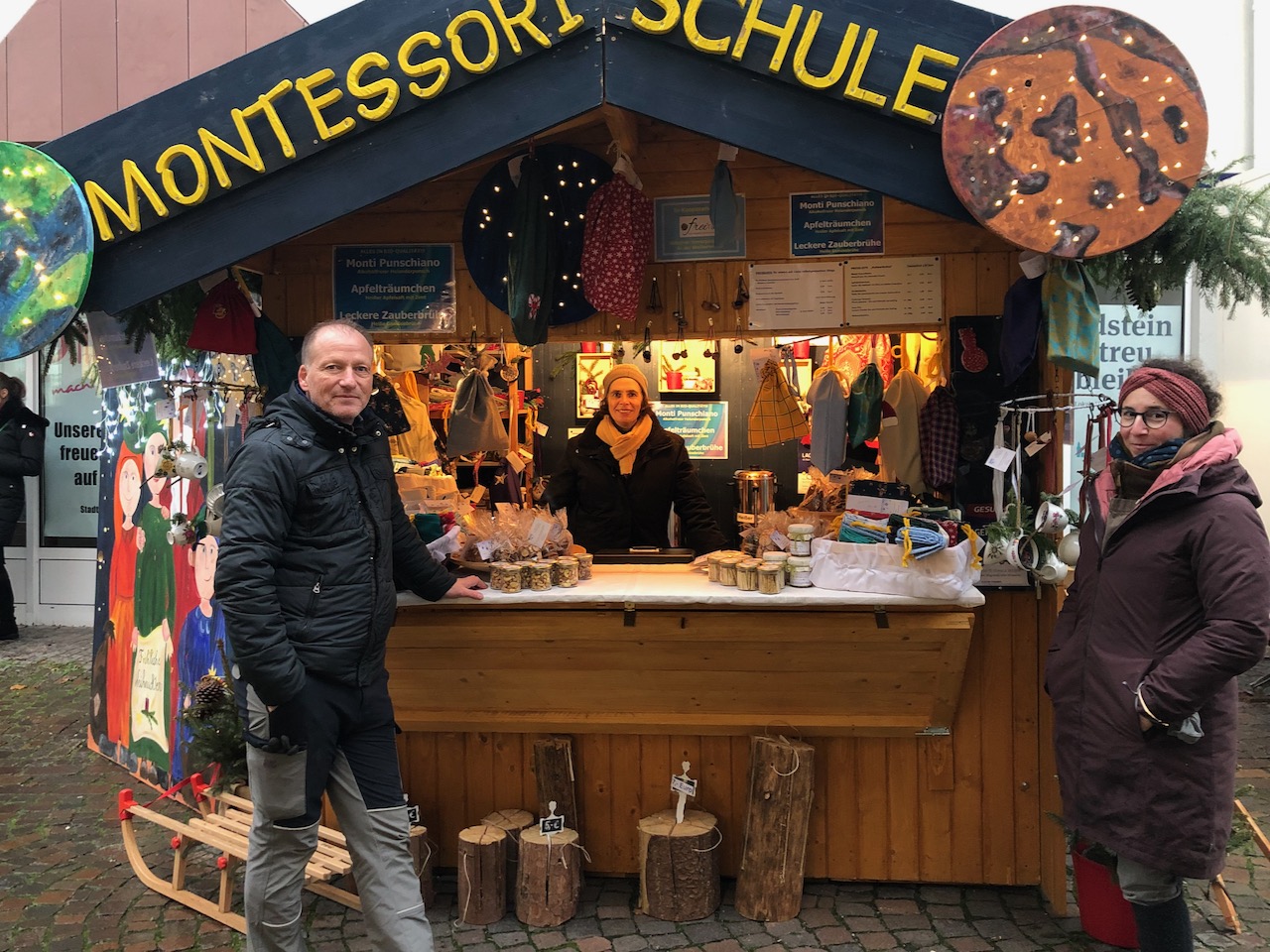 Endlich wieder Idsteiner Weihnachtsmarkt Montessori Schule Idstein